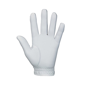Gant de golf blanc en cuir véritable pour main droite, antidérapant, unisexe, à enfiler - Product Image 5