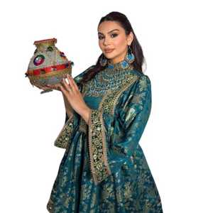 Custom Made Embroidery Lace Cashmere Chiffon Plain Dyed Woman Afghani Pashtun Balochi Vintage <b>Maxi</b> Long Frock <b>Dress</b> Breathable - Product Image 1