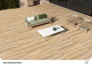 Azulejos de porcelana con acabado mate de la colección Designer Wood, tamaño 600x1200, textura de madera, para pisos y paredes en espacios modernos. - Product Image 6