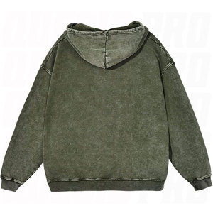 Sudadera con Capucha para Hombre, Estilo Casual, Color Marrón Lavado, con Bolsillos y Manga Larga - Product Image 3