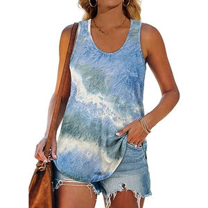 Débardeur personnalisé sans manches et sans bretelles pour femmes grandes tailles, style camisole décontracté et sexy, d'été, respirant, en polaire écologique, avec col à nœud, court - Product Image 1