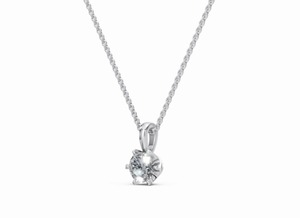 Pendentif solitaire en diamant de laboratoire de 0,500 carat, 1 pièce, collier coupe marquise, or jaune, or rose, plaqué or 9K, 14K, 18K, luxe - Product Image 3