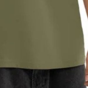 T-shirt tubulaire polyvalent pour homme, col rond, coton doux, manches courtes, vêtements de style de vie en plein air - Product Image 6