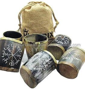 Nuevo Diseño Ecológico, Taza de Cuerno Vikinga Hecha a Mano con Materiales Orgánicos, Moderna, para Restaurantes, Hoteles y Bares, Precio Razonable - Product Image 2