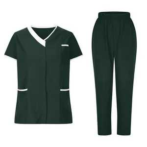 2026 Medical Nursing Scrub <b>Sets</b> Custom Logo Printing High Quality Knitted Fabric Hospital Uniform for Men Needle Detection - Product Image 3
