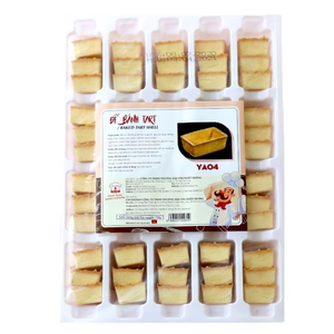 Professional Quality OEM/ODM UnBaked Tart HALAL Bakery Dessert Frozen Baked <b>Egg</b> Tart Shell YA04 720G Sweet Manufacturer Sale - Product Image 1