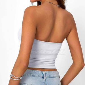 Top Tubo sin Tirantes para Mujer, Verano, Casual, para Fiesta, Ropa de Club, Estilo Moderno, Top Tubo sin Tirantes para Mujer, Tendencia de Verano - Product Image 3