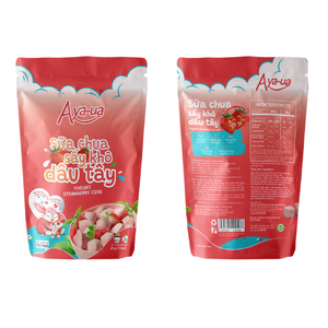OEM/ODM Disponible - Cubes de Yaourt Lyophilisé à la Fraise du Vietnam - Collation Saine pour Enfants - Paquet de 16g - Product Image 1