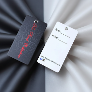 Étiquettes suspendues en papier cartonné épais Disha Communications - Étiquettes de vêtements durables pour l'emballage de vente au détail, projets d'artisanat, organisation - Product Image 2