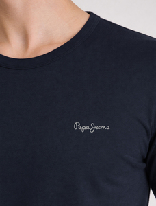 T-shirt en coton uni pour homme avec logo personnalisé OEM, coupe classique, doux, respirant, écologique, col rond, vêtements décontractés de qualité supérieure, streetwear - Product Image 3