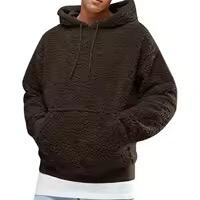 Heavy Thick Flannel Pullover <b>Sherpa</b> Fleece Lined Digital Printing Eco-Friendly Waterproof Windproof <b>Hoodie</b> - Product Image 3
