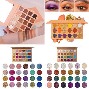Paleta de Sombras de Ojos Metálicas Brillantes Multicolores de Marca Privada, Alta Pigmentación, Larga Duración, Polvo Mineral Prensado, Vegano, Cruelty-Free - Product Image 3