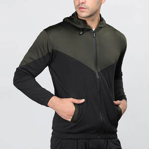 Veste coupe-vent pour homme disponible en différentes couleurs et tailles, avec logo personnalisé, style sportif de luxe, veste d'entraînement. - Product Image 2