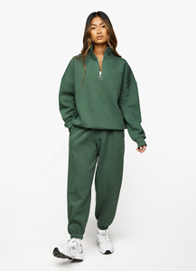 Nouvelle Veste de Yoga Femme Tendance à Demi-Zip, Haut de Sport Décontracté à Manches Longues, Col Montant, Sweat-shirt à Capuche - Product Image 2