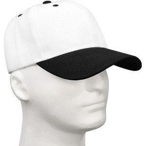 Casquettes de baseball 6 panneaux bicolores 100 % coton vierges, personnalisables avec logo, style trucker, pour le printemps et l'été, pour femmes et hommes, pour le sport et les activités de plein air - Product Image 4