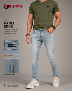 Jeans de Mezclilla para Hombre, Corte Regular, Cintura Media, Color Sólido, Estilo Formal, Tela de Algodón, Transpirable y Ligero, Marca Fly Humble - Product Image 6