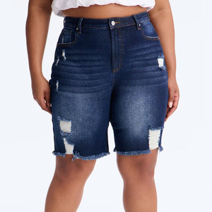 Ropa de Mujer, Jeans, Shorts de Mezclilla con Perlas, Shorts de Mezclilla de Moda para Verano, Pantalones Cortos de Mezclilla con Diamantes, Shorts Casuales de Mezclilla para Mujer - Product Image 3