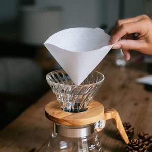 Filtre à café jetable en forme de V de qualité supérieure, fabriqué à partir de 100 % de pâte de bois, conçu pour une infusion lisse et uniforme. - Product Image 6