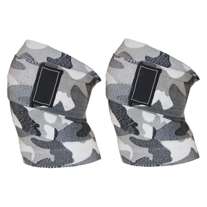 Gym Knee Wraps Men Women Squat Joint Stability Wrap Compression Performance <b>Training</b> OEM Supplier - Product Image 6