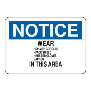 Panneau de signalisation de sécurité pliable en PVC Brady pour les zones de laboratoire et de manipulation de produits chimiques avec impression UV - Product Image 3