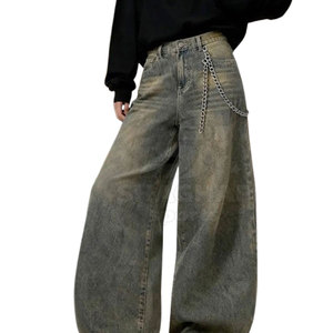 Pantalones Holgados de Tela Suave, Estilo Casual para Uso Diario, Cómodos - Product Image 2