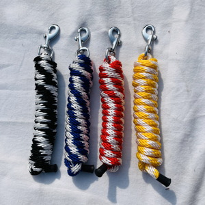Corde de trelage pour cheval en PP solide avec crochet en acier inoxydable robuste, 2 mètres / 3 mètres, corde équestre durable pour licol de cheval - Product Image 3