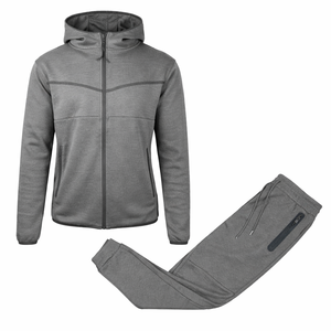 Chándales personalizados al por mayor, conjuntos de ropa deportiva Unisex para hombres y mujeres, pantalones de Jogger con logotipo personalizado y Sudadera con capucha, ropa de gimnasio, conjuntos de chándal Unisex - Product Image 1