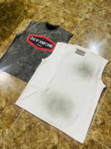 เสื้อกล้ามออกกำลังกายผู้ชายไซส์ใหญ่ ผ้าคอตตอนหนานุ่ม ทรงหลวม พิมพ์ลายฮิปฮอป โลโก้สั่งทำได้ - Product Image 3