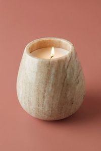 Decorative Marble Candle Wax Jar For Aromatherapy Wax Filling And Elegant Tabletop Display Arrangement - Product Image 3