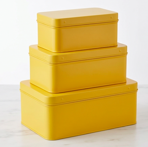 Yellow <b>Storage</b> <b>Box</b> Premium Decorative Organizer For Bedroom Kitchen Office Essentials Jewelry Makeup Crafts And Daily Use - Product Image 1