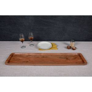 Planche à découper minimaliste en teck - Non toxique, facile à nettoyer, compatible lave-vaisselle - Product Image 4