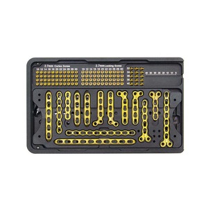 Kit d'instruments orthopédiques pour mini-fragment, plaque de blocage 2,7 mm, outils chirurgicaux, instruments de fixation manuelle des fractures, réutilisables - Product Image 1