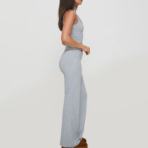 Conjunto Deportivo para Mujer, Top Deportivo Sólido, Pantalones Acampanados para Entrenamiento, Ropa Deportiva, 2 Piezas, Sin Mangas, Secado Rápido - Product Image 5