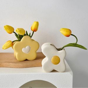 Modern Matt Flower <b>Silicone</b> <b>Mold</b> <b>Resin</b> Tabletop Vase Mould Irregular Shape Deep Casting <b>Mold</b> for Epoxy Plaster Craft Decor - Product Image 1