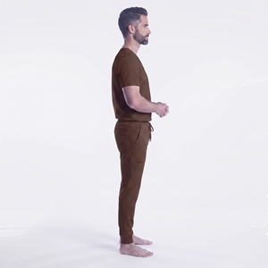Tenue Médicale Personnalisée pour Hommes – Ensemble Jogger 94% Polyester 6% Spandex – Uniforme d'Hôpital pour Infirmiers – Vêtements de Travail en Tissu Jersey Anti-Aiguille - Product Image 3