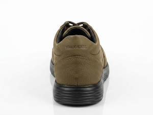 Chaussures habillées Oxford en cuir suédé olive pour hommes, à lacets, bout rond, semelle extérieure en caoutchouc amorti, semelle intermédiaire en EVA, toutes saisons, pour le bureau et la carrière - Product Image 2