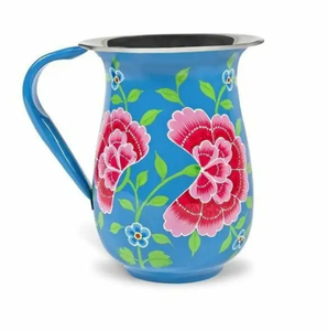 Jarra de Agua de Acero Inoxidable, Diseño Artesanal Indio de Alta Calidad, Juego de Accesorios para el Hogar en Color, Jarra de Agua de Acero Inoxidable - Product Image 2