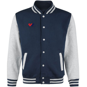 Veste universitaire personnalisée pour homme en laine avec manches en cuir, boutonnée, pour l'hiver, style streetwear - Product Image 5