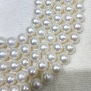 Collar de Perlas de Agua Dulce Redondas Grandes de 10-12 mm de Edison, Buena Calidad, con Forma Redonda y Completa, Regalo para Madres Mayores - Product Image 3