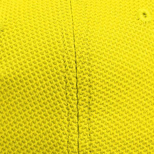 Yellow Mesh Baseball Cap 6-Panel Fitted Solid Color Casual <b>Hat</b> for Adults Spring Summer Unisex Breathable <b>Waterproof</b> - Product Image 6