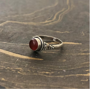 Elegant Designer Carnelian <b>Ring</b> <b>Crafted</b> Sterling Silver For Unisex - Handmade Anti Tarnish Fine Jewelry Wholesale - Product Image 5
