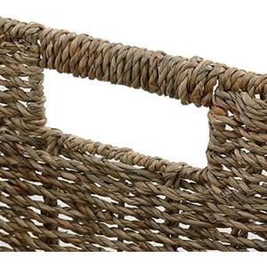 Cestas decorativas de mimbre tejido para almacenamiento con asas, cesta de almacenamiento hecha a mano, venta al por mayor, ecológica, hecha en Vietnam - Product Image 3