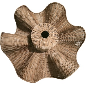 โคมไฟหวายดีไซน์รูปคลื่น งานสานมือ โคมไฟแขวนสำหรับตกแต่งบ้านสไตล์โบโฮ ขายส่งจากเวียดนาม - Product Image 2