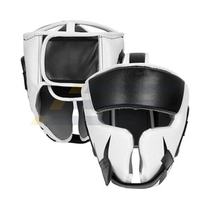 Best Selling Professional Boxing Helmet High Quality Leather <b>Head</b> Guard <b>Training</b> Gear Low Price Wholesale - Product Image 4