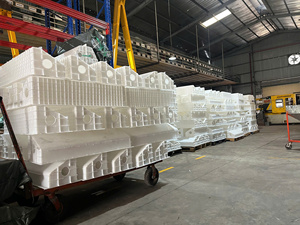 Molde de Plástico PP Directo de Fábrica para Bordillos de Hormigón Prefabricado con Patrones - Product Image 3