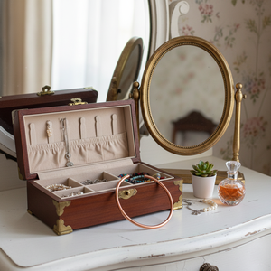 Bracelet manchette minimaliste en laiton brut - Jonc ouvert fin doré - Bijoux faits à la main pour hommes et femmes - Product Image 4