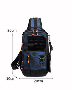 <b>Waterproof</b> Oxford Camouflage Chest <b>Bags</b> for <b>Men</b> Backpack tactical interior slot Large capacity polyester sports Backpack - Product Image 3