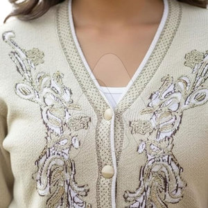 Suministro Directo de Fábrica, Ropa de Punto de Invierno Cómoda y Casual para Mujer, Bordada, 100% Algodón, Antiencogimiento, Transpirable, de Secado Rápido - Product Image 4