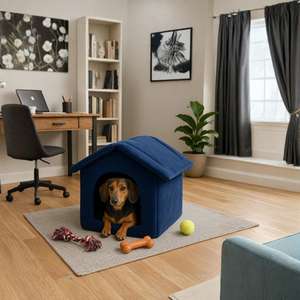 Casa para Mascotas Pequeñas y Medianas, Cama Interior Suave y Cálida para Perros, No Desmontable, Disponible en 3 Tamaños - Product Image 2