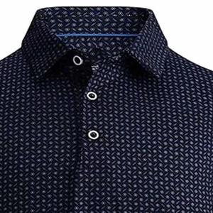Camiseta de Golf para Hombre, Manga Corta, Absorbente de Humedad, Poliéster, Logotipo Personalizado en la Parte Delantera, Tallas XXS-2XL - Product Image 3